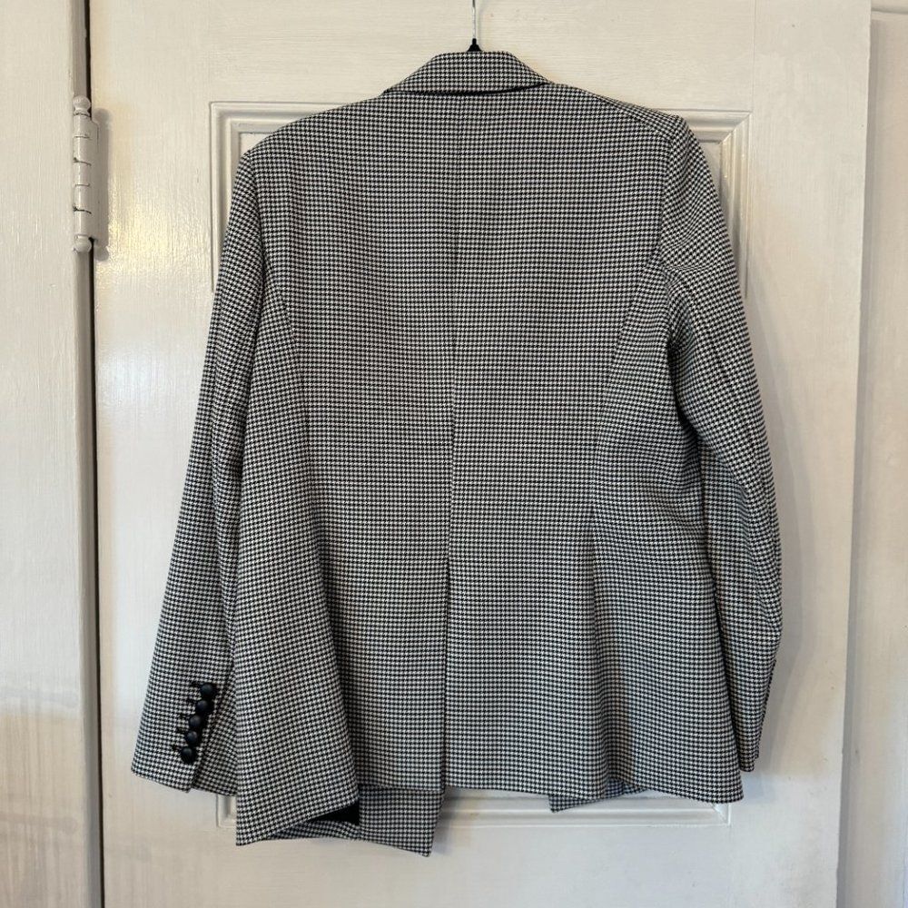 Veronica Beard Leon Dickey Black and White Houndstooth Blazer Jacket - Picture 7 of 14
